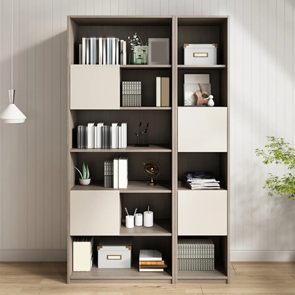 75 Stylish Wooden Bookcase with Cabinet for Home Office