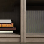 75 Stylish Wooden Bookcase with Cabinet for Home Office