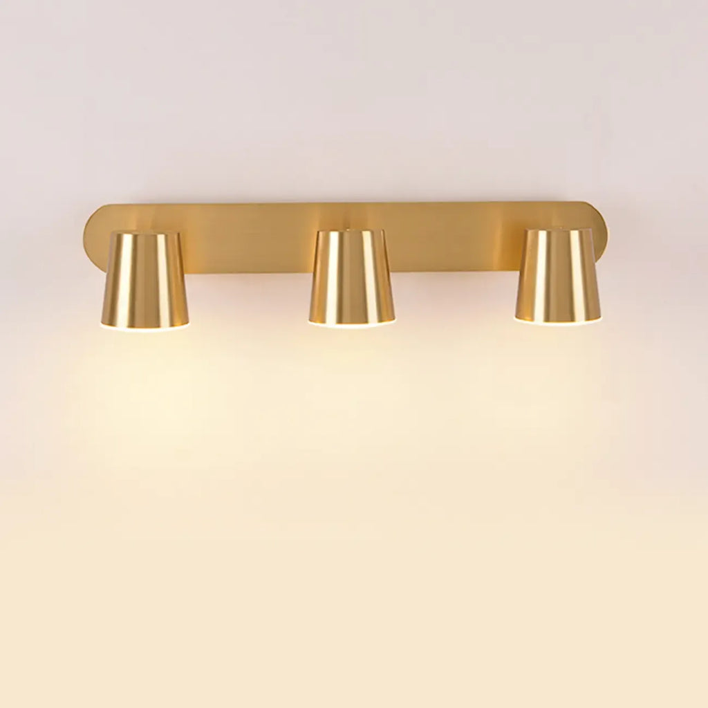 Bathroom Modern Vanity Light with Metal Lampshade