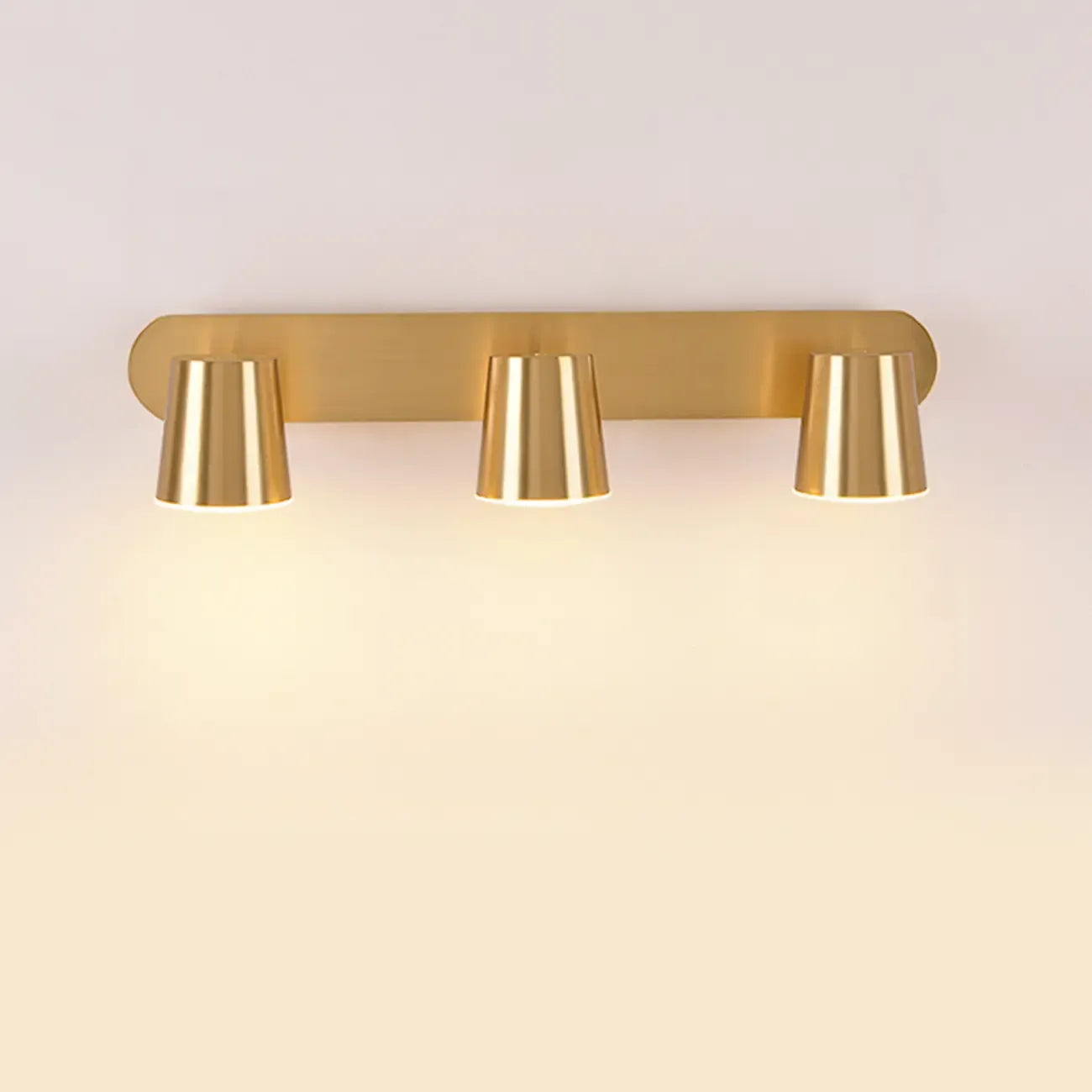 Bathroom Modern Vanity Light with Metal Lampshade
