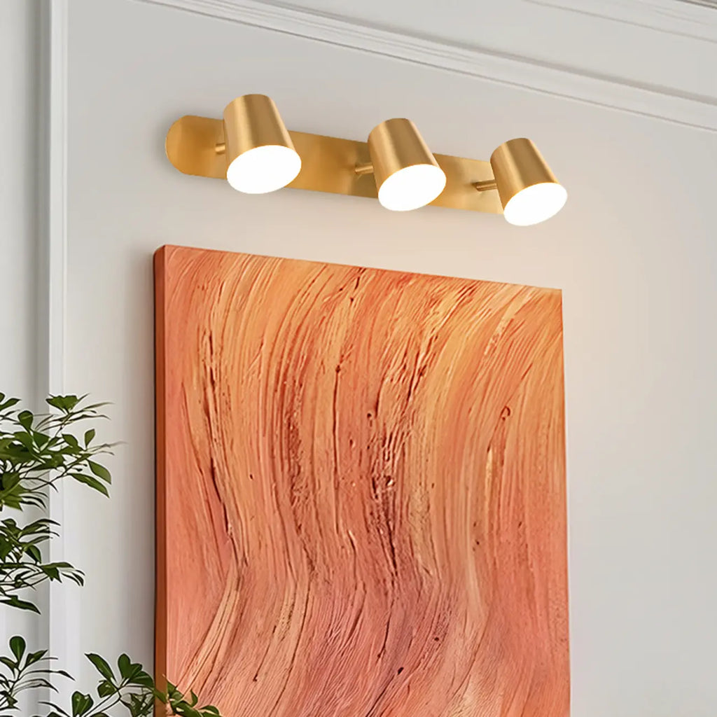 Bathroom Modern Vanity Light with Metal Lampshade