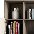 75 Stylish Wooden Bookcase with Cabinet for Home Office