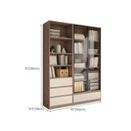 75 Stylish Wooden Bookcase with Cabinet for Home Office