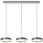3 Light Metal Round Shape Modern Island Pendant Light