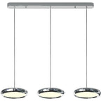 3 Light Metal Round Shape Modern Island Pendant Light