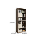 75 Stylish Wooden Bookcase with Cabinet for Home Office