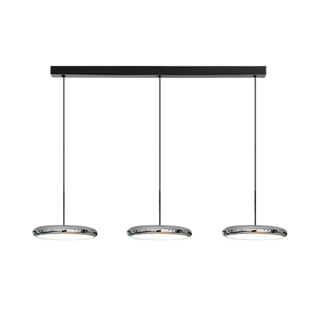 3 Light Metal Round Shape Modern Island Pendant Light