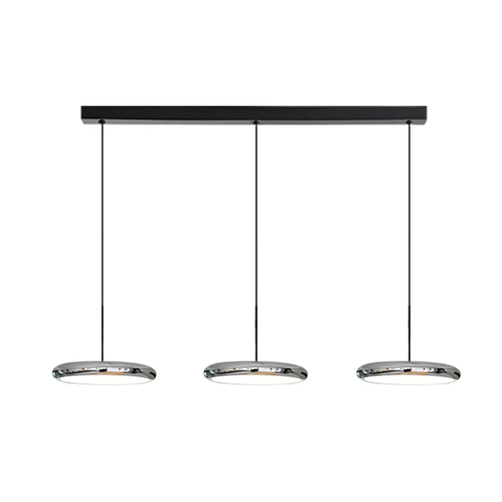 3 Light Metal Round Shape Modern Island Pendant Light