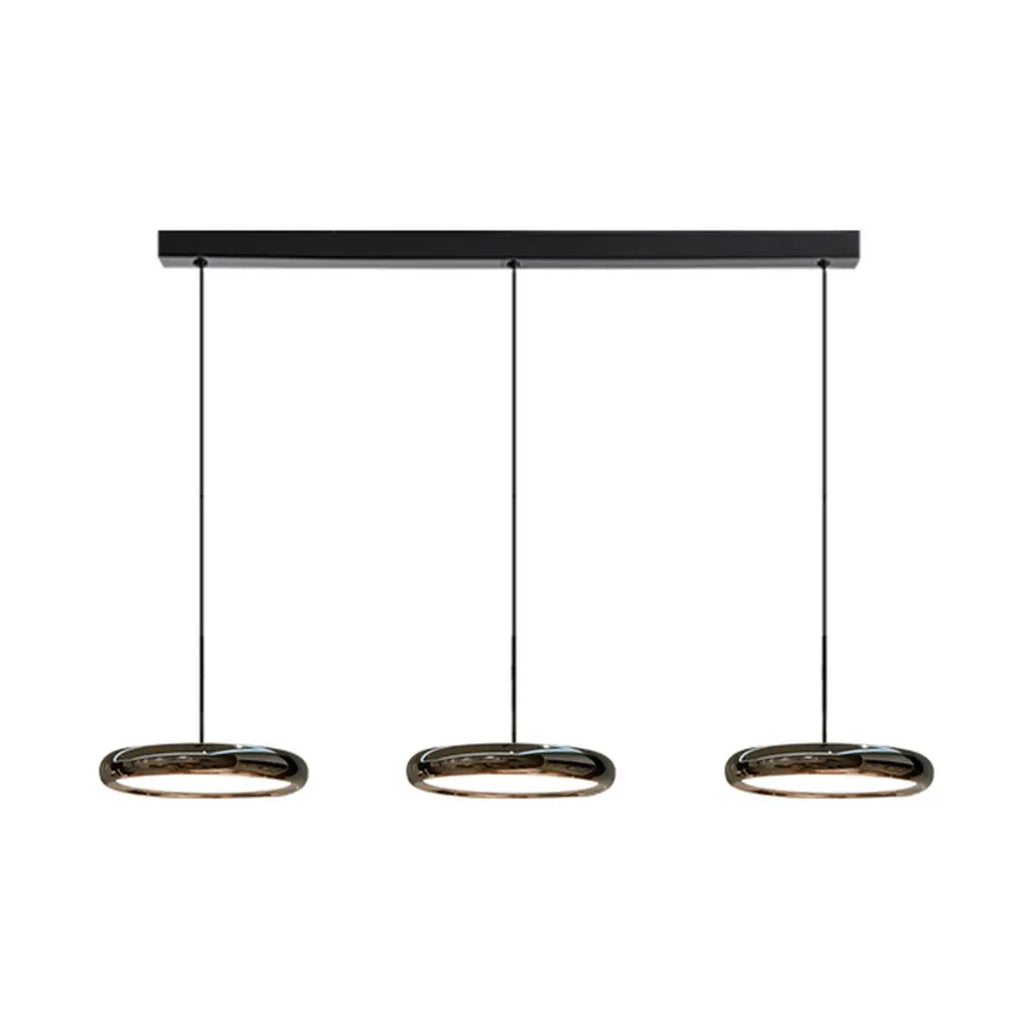 3 Light Metal Round Shape Modern Island Pendant Light