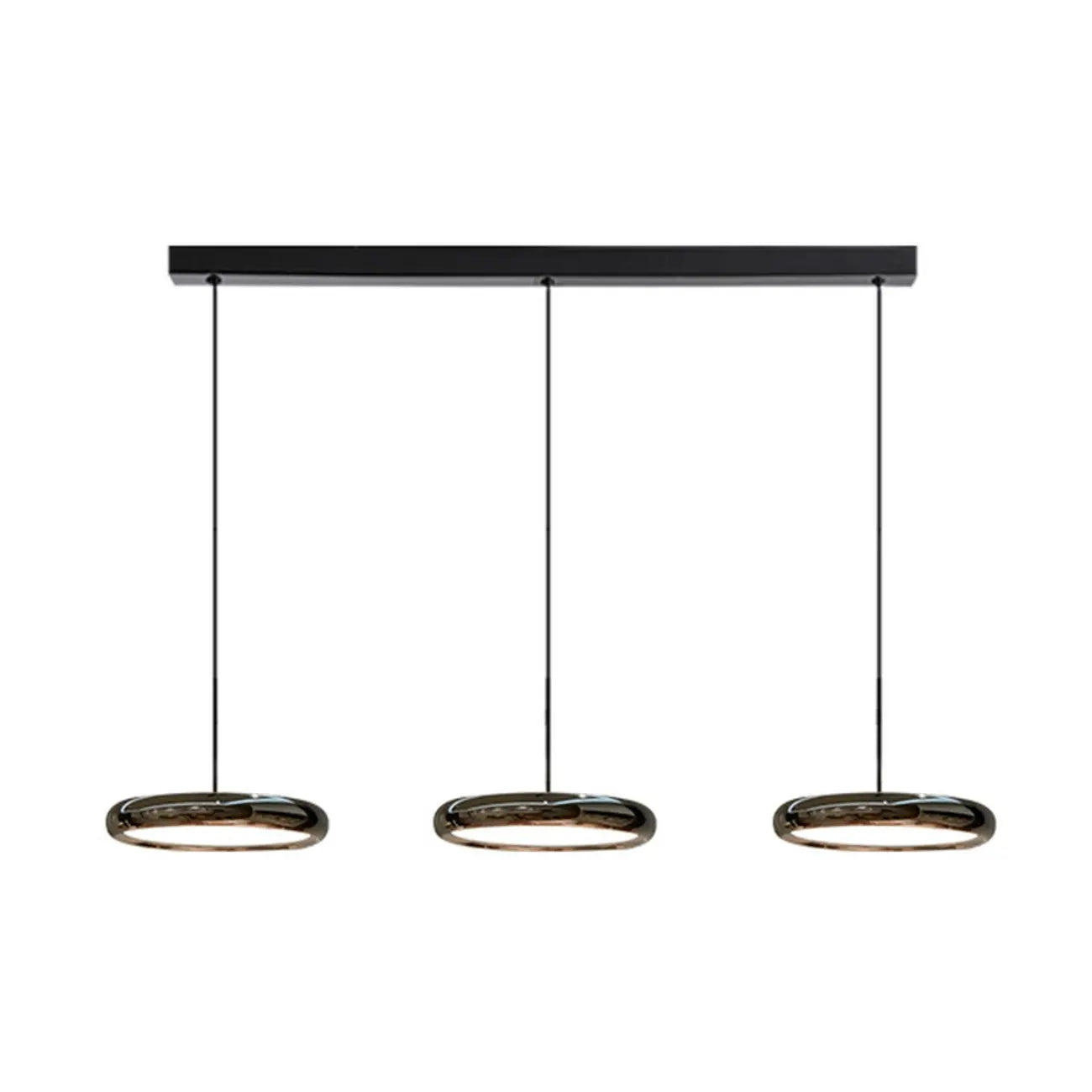 3 Light Metal Round Shape Modern Island Pendant Light