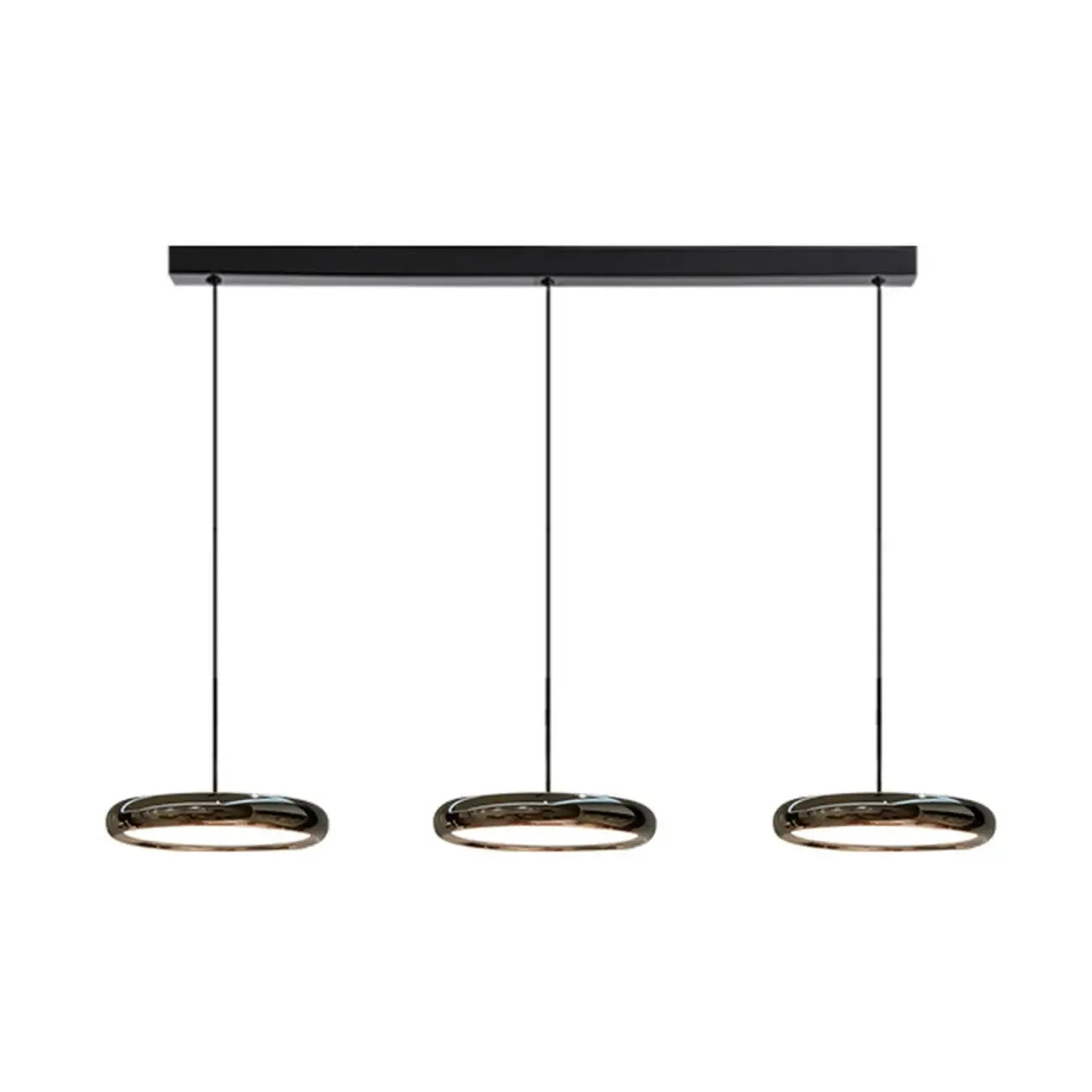 3 Light Metal Round Shape Modern Island Pendant Light