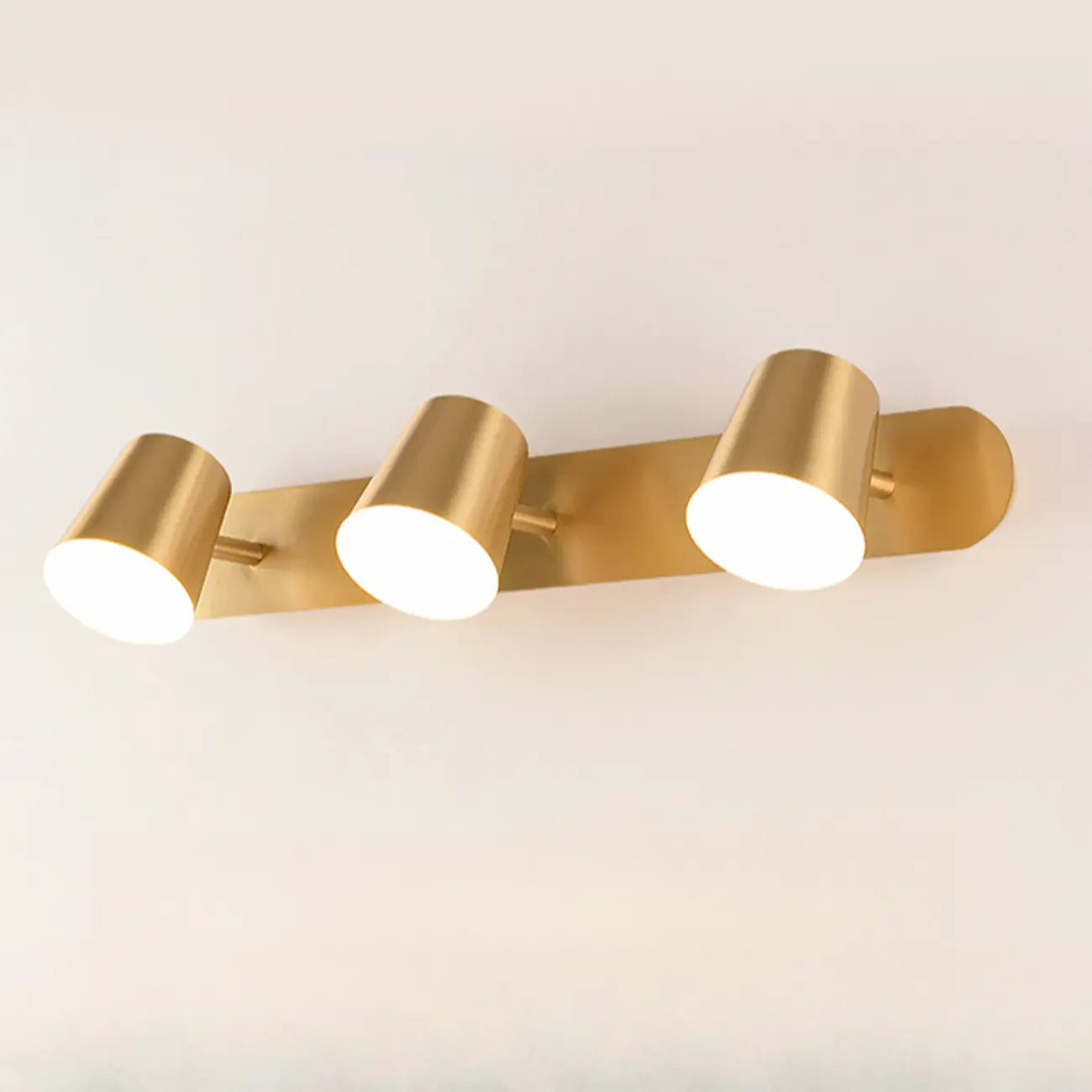 Bathroom Modern Vanity Light with Metal Lampshade