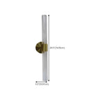 1-Light Minimalist Tube LED Vanity Light for Bathroom