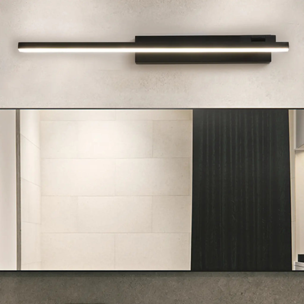 31.5 Simplistic Black Linear Strip Bathroom Vanity Lights