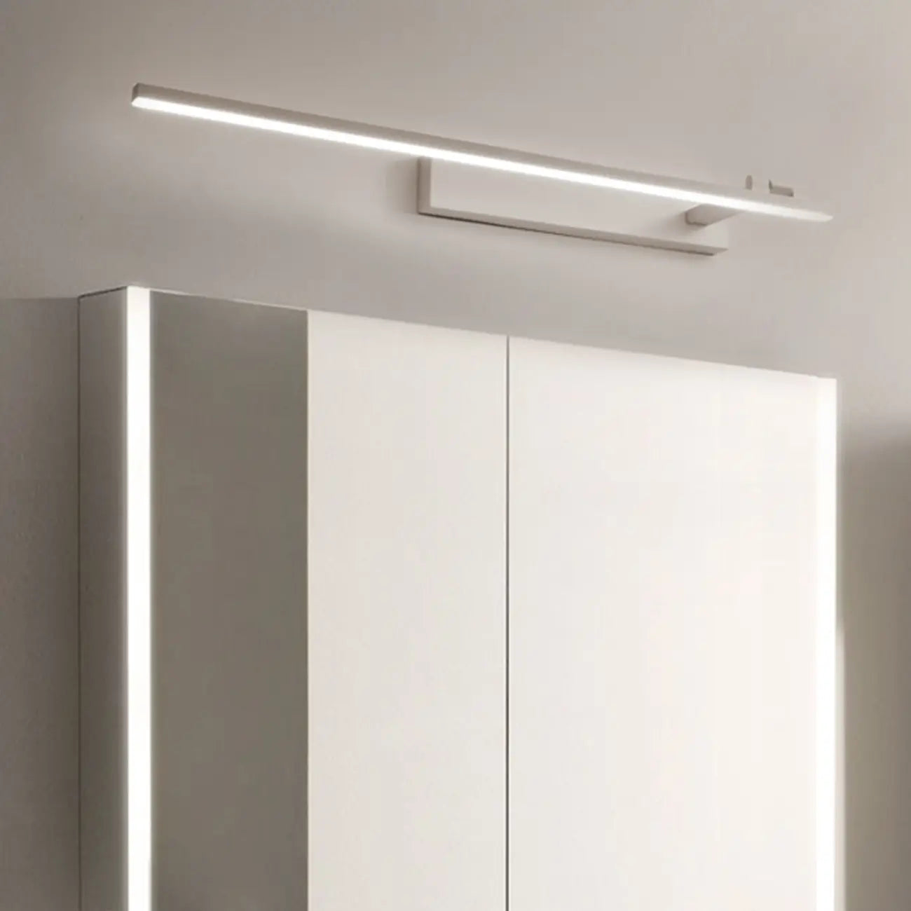 31.5 Simplistic Black Linear Strip Bathroom Vanity Lights
