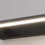 31.5 Simplistic Black Linear Strip Bathroom Vanity Lights