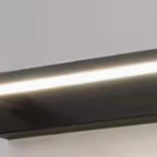 31.5 Simplistic Black Linear Strip Bathroom Vanity Lights