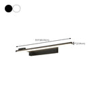 31.5 Simplistic Black Linear Strip Bathroom Vanity Lights