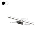 Contemporary Bathroom Wall-Mounted Vanity Lights with Shade