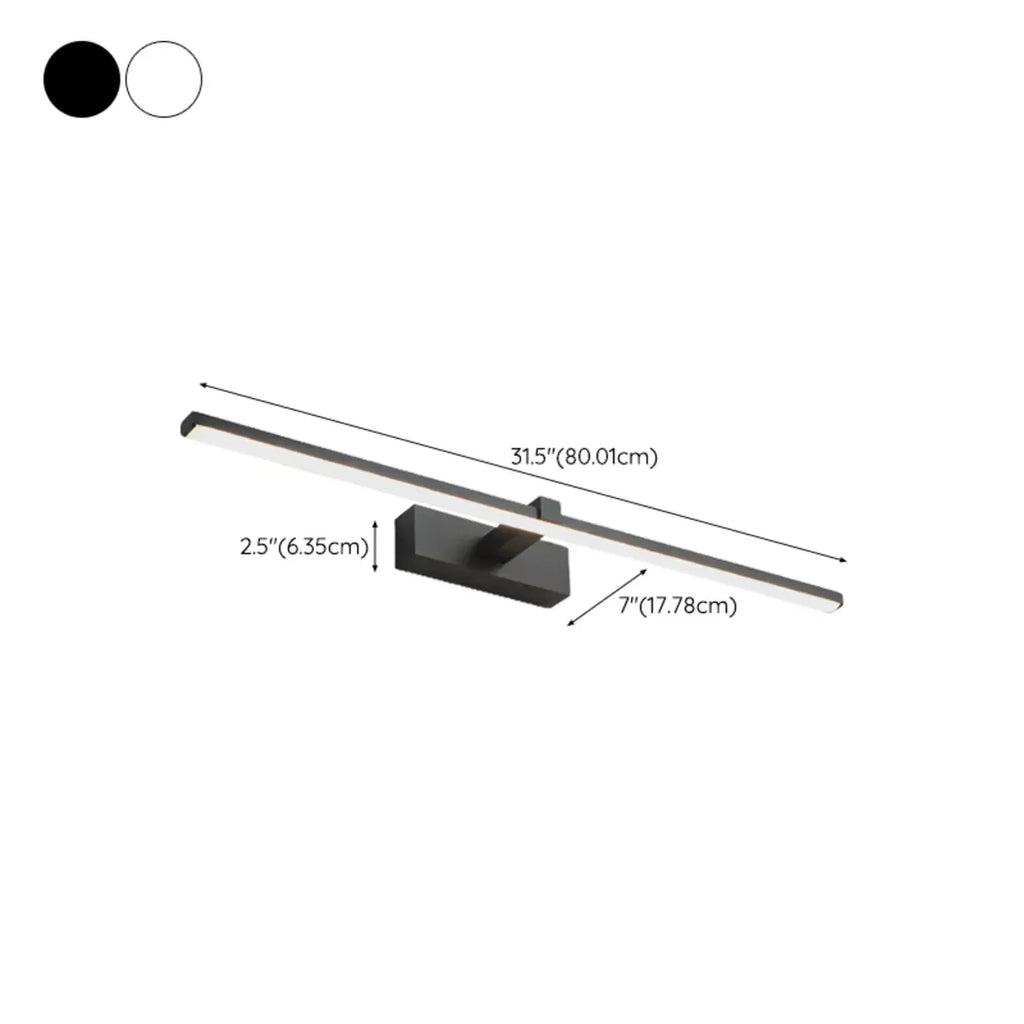 Contemporary Bathroom Wall-Mounted Vanity Lights with Shade