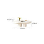 Modern Minimalist Cloud-Shaped Coffee Table for Living Room