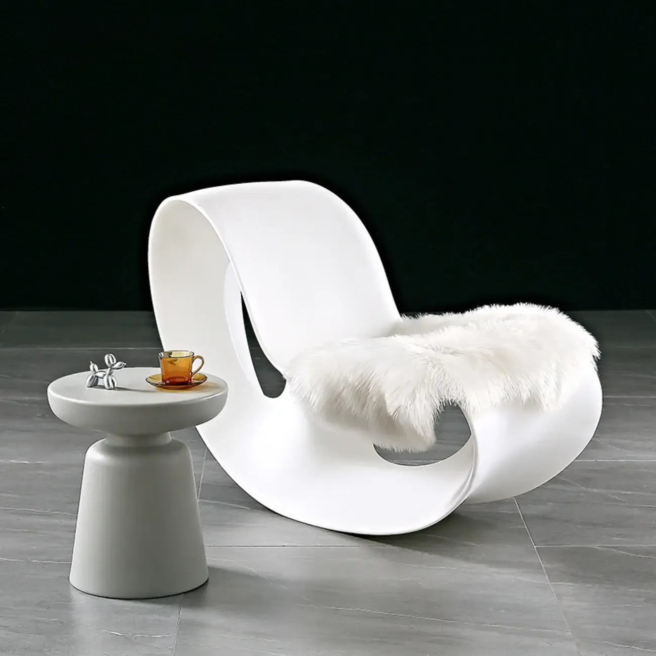 Nordic Round Matte Small Household Sofa Side Table