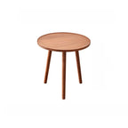 Modern Wooden Flower-Shaped Side Table for Living Room