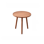 Modern Wooden Flower-Shaped Side Table for Living Room