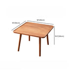 Modern Wooden Flower-Shaped Side Table for Living Room