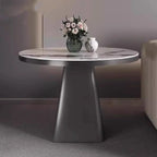 Black Square Marble Top End Table for Living Room