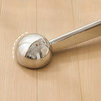 Adjustable Glass Side Table with Wheels and Metal Legs