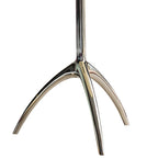 Yellow Glass Shade Metal Tripod Table Lamp for Living Room