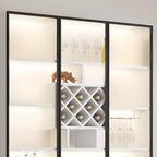 79 Modern Wooden Lighted Storage Cabinet for Indoor Display