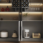 79 Modern Wooden Lighted Storage Cabinet for Indoor Display