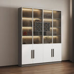 79 Modern Wooden Lighted Storage Cabinet for Indoor Display