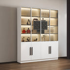 79 Modern Wooden Lighted Storage Cabinet for Indoor Display