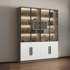 79 Modern Wooden Lighted Storage Cabinet for Indoor Display
