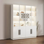 79 Modern Wooden Lighted Storage Cabinet for Indoor Display