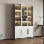 79 Modern Wooden Lighted Storage Cabinet for Indoor Display