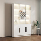 79 Modern Wooden Lighted Storage Cabinet for Indoor Display