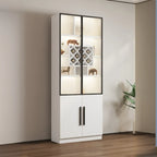 79 Modern Wooden Lighted Storage Cabinet for Indoor Display