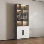 79 Modern Wooden Lighted Storage Cabinet for Indoor Display
