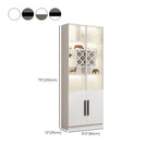79 Modern Wooden Lighted Storage Cabinet for Indoor Display