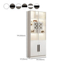 79 Modern Wooden Lighted Storage Cabinet for Indoor Display
