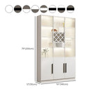 79 Modern Wooden Lighted Storage Cabinet for Indoor Display