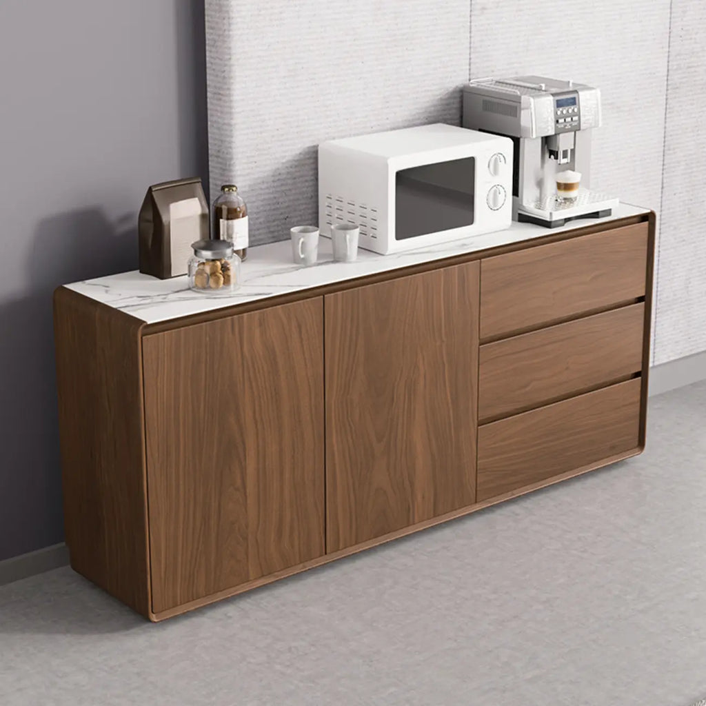 Modern Wooden Sideboard with Drawers for Kitchen
