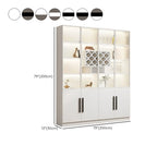 79 Modern Wooden Lighted Storage Cabinet for Indoor Display