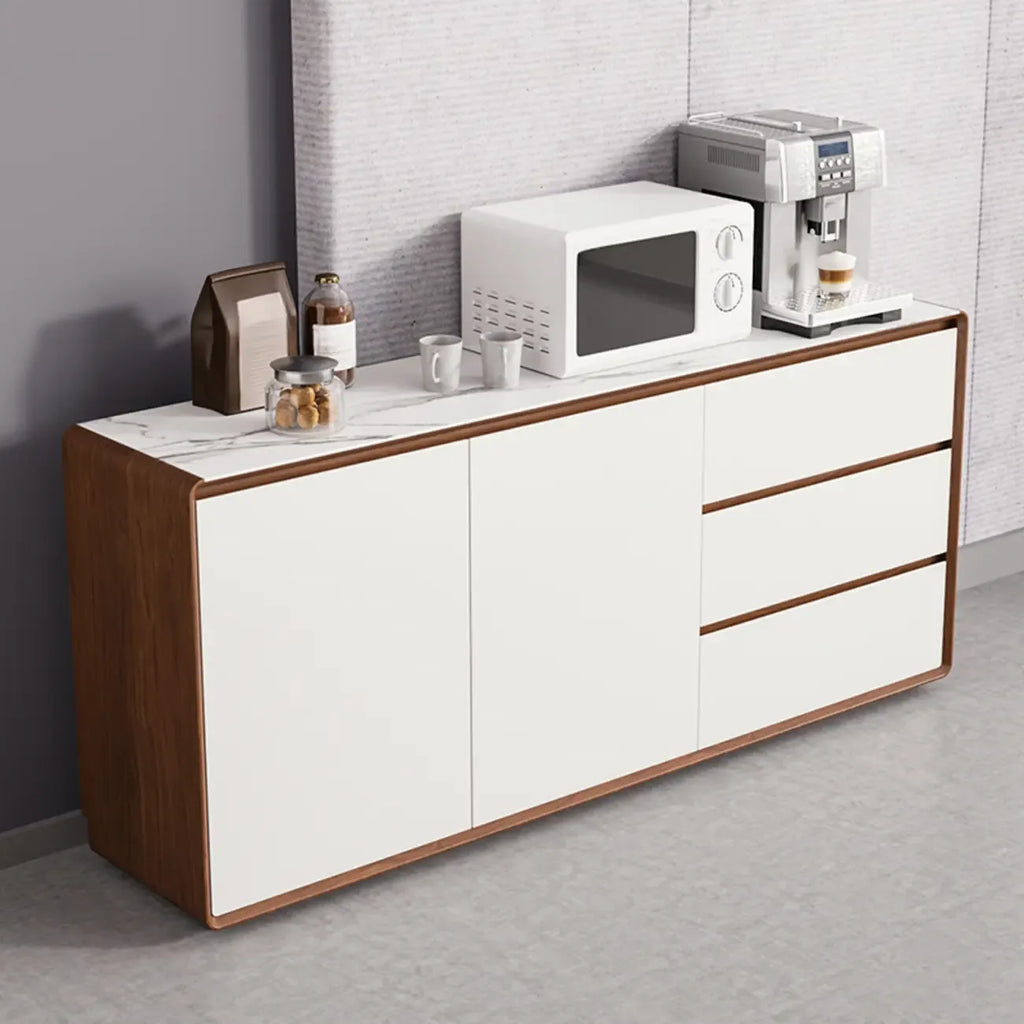Modern Wooden Sideboard with Drawers for Kitchen