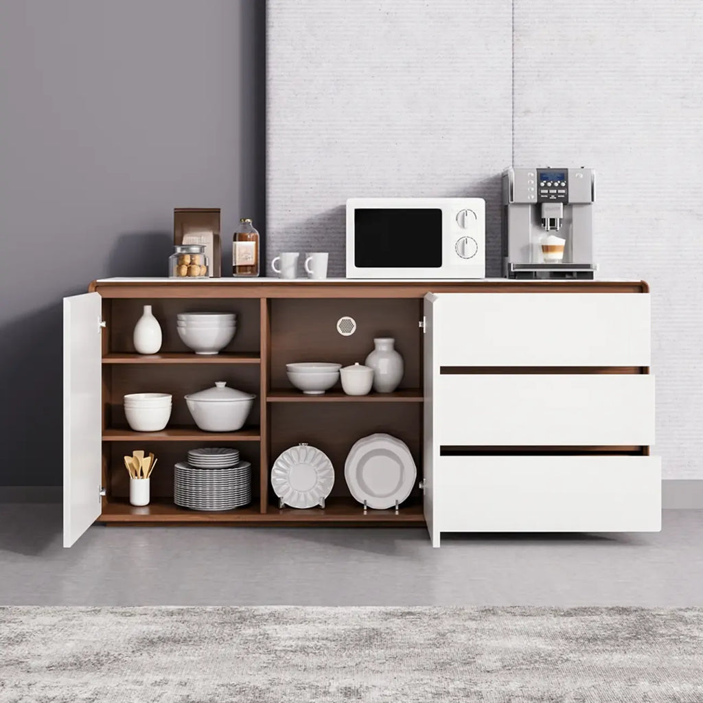 Modern Wooden Sideboard with Drawers for Kitchen