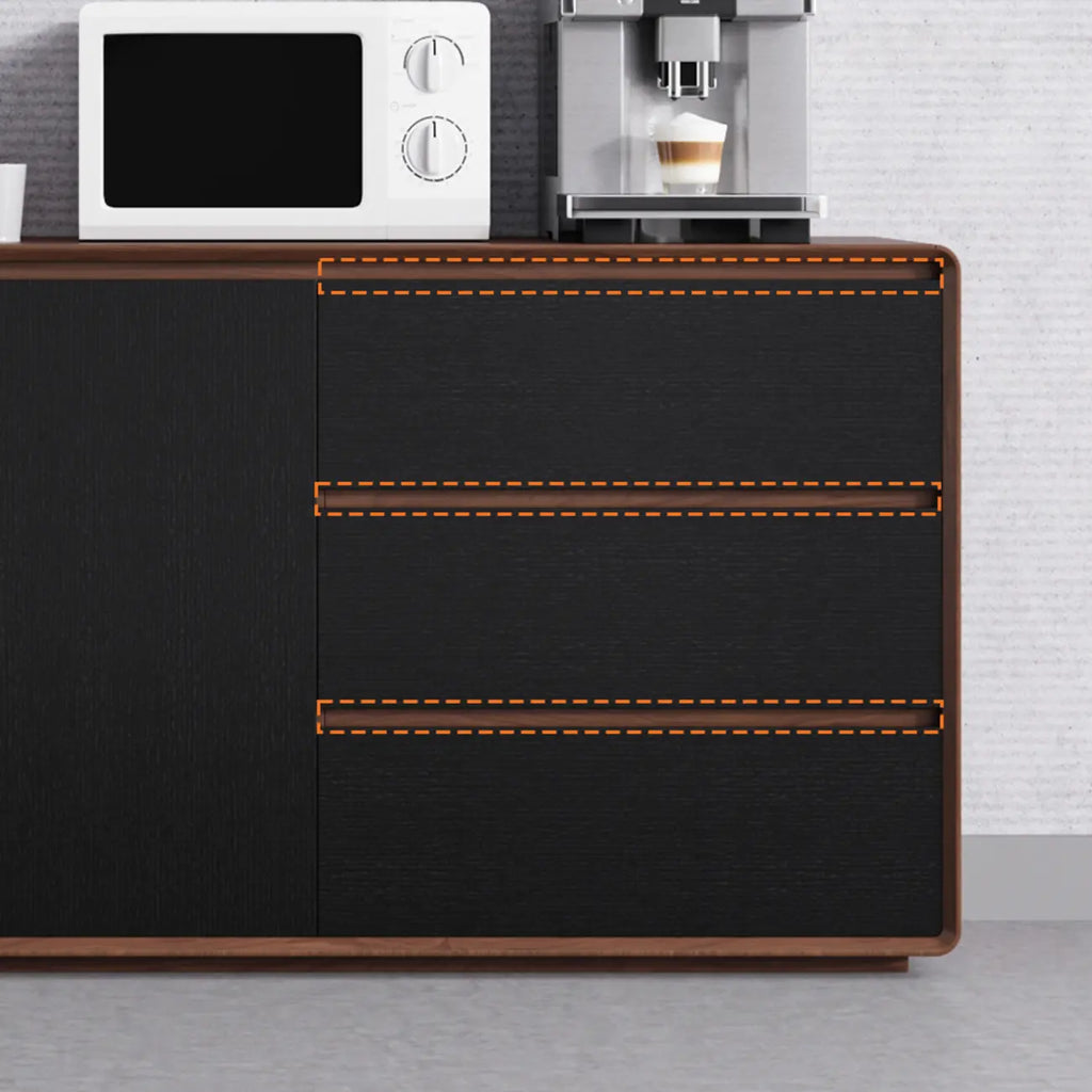 Modern Wooden Sideboard with Drawers for Kitchen